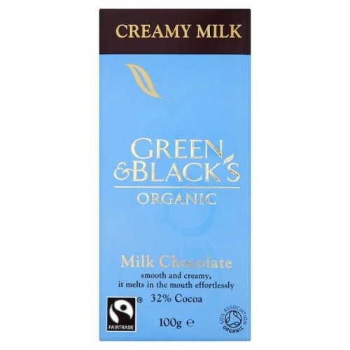 Przejdź do produktu Green & Black's Organic Creamy Milk Chocolate 100g
