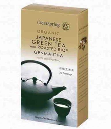 Clearspring Organic Japanese Genmaicha - 20 Green Tea Bags.jpg