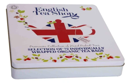 English Tea Shop Diamond Jubilee Assorted Fairtrade and Organic Tea Bags Gift Tin (72 Sachets).jpg
