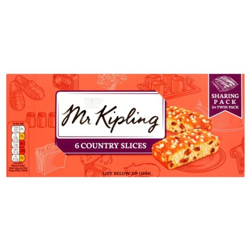 Przejdź do produktu Mr Kipling Country Slices 6 per pack