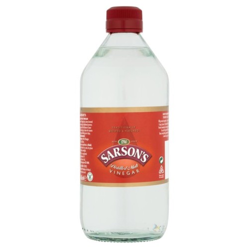 Przejdź do produktu Sarson's Distilled Malt Vinegar Glass Bottle 568ml
