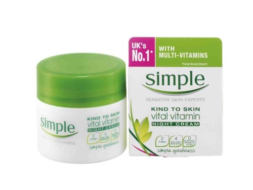 Przejdź do produktu Simple Kind To Skin Vital Vitamin Night Cream 50ml