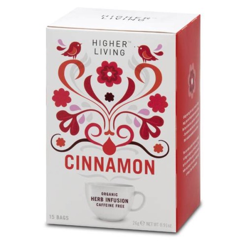Przejdź do produktu Higher Living Organic Cinnamon Infusion Caffeine Free 15 bags