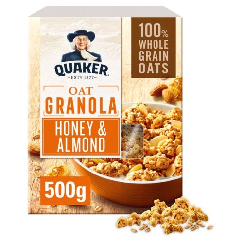 Przejdź do produktu Quaker Oat Granola Honey & Almond 500g
