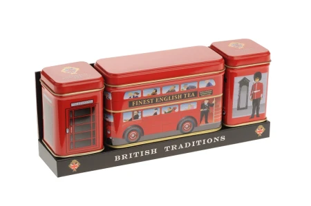 New English Teas British Traditions Tin Triple Pack 10 Teabags Loose Tea 50g.jpg