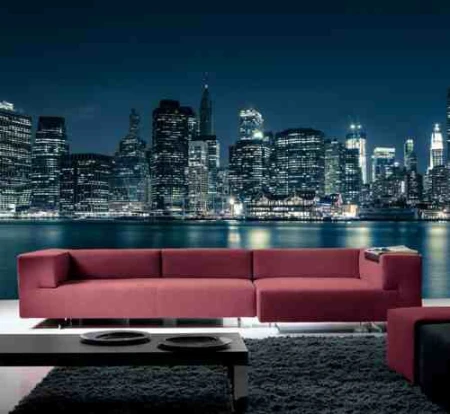 New York City at Night Skyline Wallpaper 420cm x 270cm.jpg