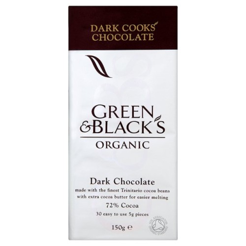 Przejdź do produktu Green & Black's Organic Dark Cooking Chocolate 150g