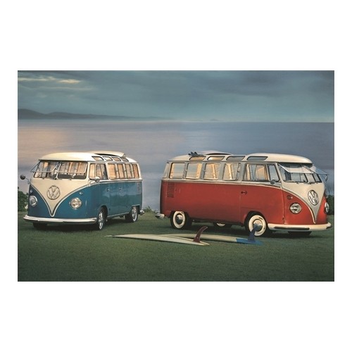 Przejdź do produktu Large Metal Hanging Camper Van Sign - 30x40cm
