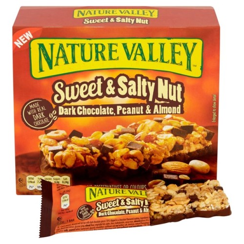 Przejdź do produktu Nature Valley Sweet & Salty Nut Dark Chocolate, Peanut & Almond 5 x 30g
