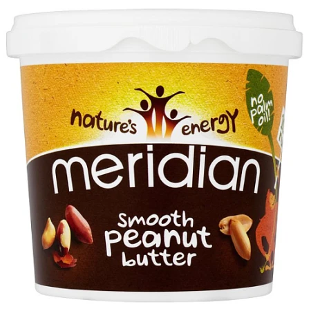 Meridian Natural Peanut Butter Smooth No Salt 1kg.png