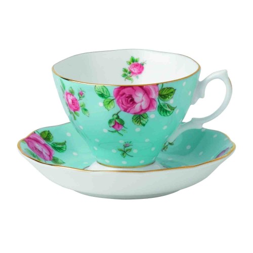 Przejdź do produktu Royal Albert Polka 2-Piece Tea Cup and Saucer Vintage Boxed Set