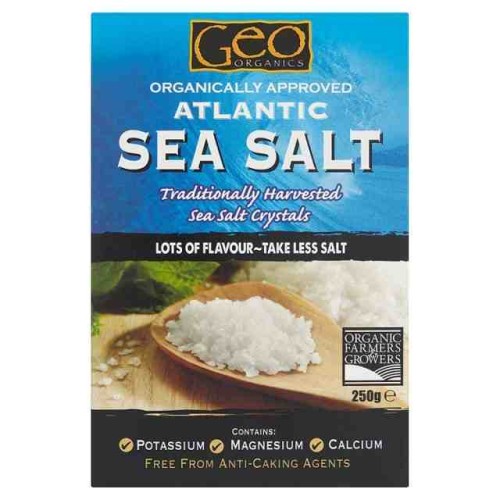 Przejdź do produktu Geo Organics Atlantic Sea Salt Crystals 250g