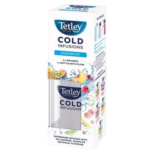 Przejdź do produktu Tetley Cold Brew  Bottle & 3 x Herbal & Fruit Infusions Starter Kit