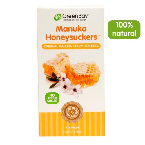 Przejdź do produktu Green Bay Manuka Honey Lozenges Original 8 per pack