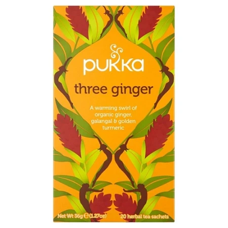 Pukka Organic Three Ginger Tea Bags 20 per pack.jpg