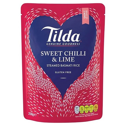 Przejdź do produktu Tilda Steamed Basmati Sweet Chilli & Lime Rice 250g
