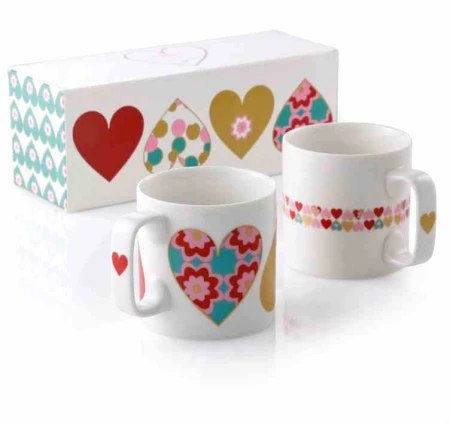 Retro-Style Heart Mugs 400ml - set of 2.jpg