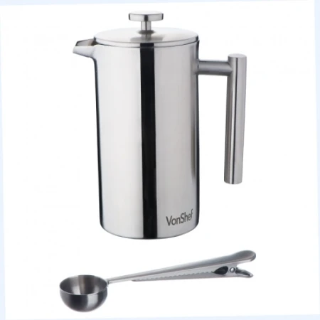 VonShef 8 Cup Cafetiere with Measuring Spoon and Sealing Clip.jpg