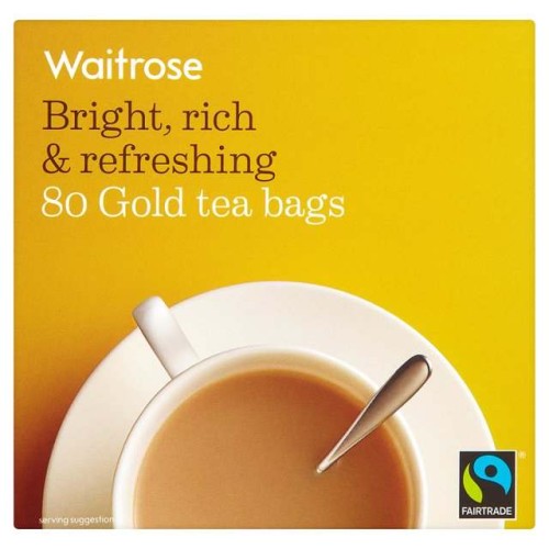 Przejdź do produktu Gold Teabags Waitrose 80 per pack