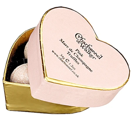 Charbonnel et Walker Mini Pink Heart Champagne Truffles, 34g.jpg