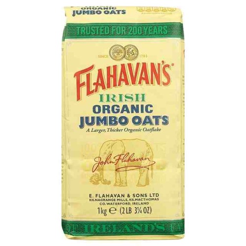 Przejdź do produktu Flahavan's Organic Jumbo Oats 1kg