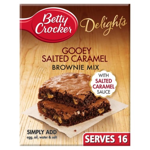 Przejdź do produktu Betty Crocker Delights Gooey Salted Caramel Brownie Mix 430g