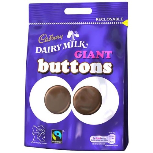 Przejdź do produktu Cadbury Dairy Milk Giant Buttons 100g