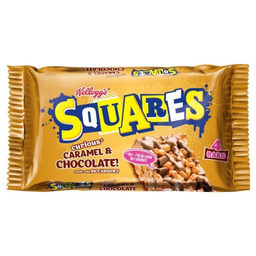 Przejdź do produktu Kellogg's Chocolate Caramel Krispie Squares 4 x 36g