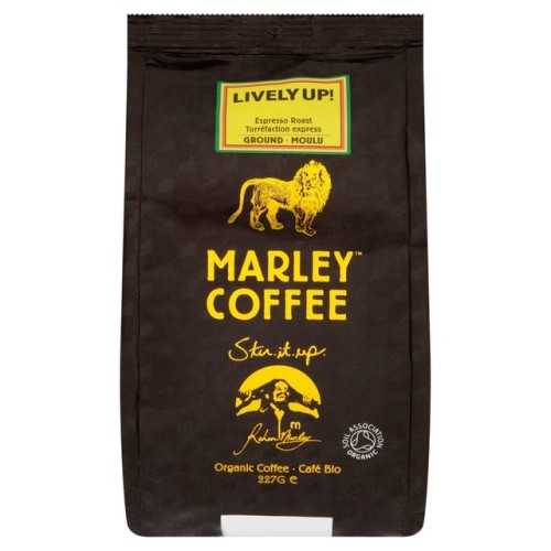 Przejdź do produktu Marley Coffee Organic Espresso Ground Coffee Lively Up 227g