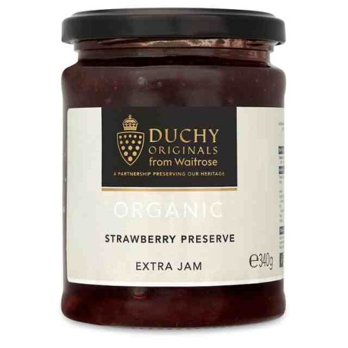 Przejdź do produktu Duchy Originals Organic Strawberry Preserve Extra Jam 340g