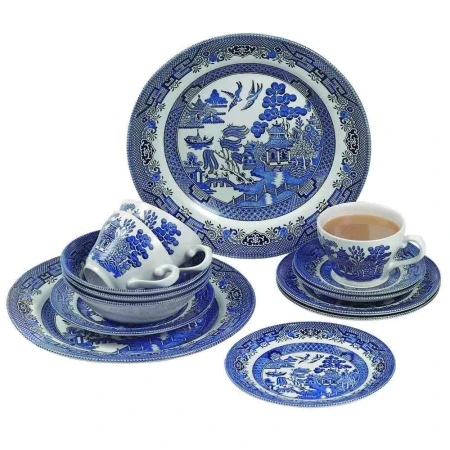 Churchill China Churchill Blue Willow Dinner Set, 20 Piece.jpg