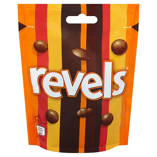 Przejdź do produktu Revels Milk Chocolate with Assorted Centres Pouch 101g