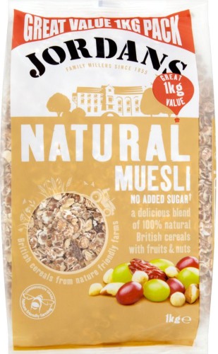 Przejdź do produktu Jordans Natural Muesli with Fruit & Nuts 1 kg