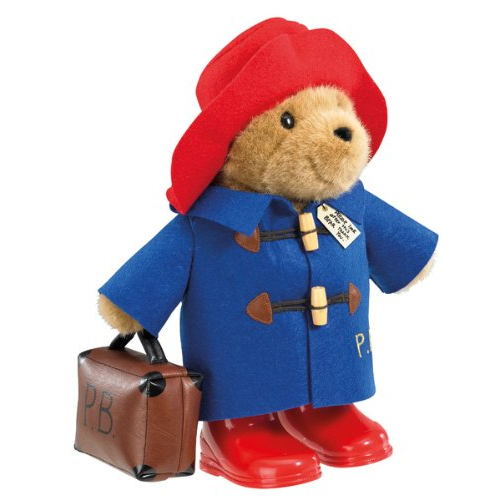 Przejdź do produktu Medium Paddington Bear with Boots and Suitcase 36cm Tall