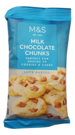 Marks & Spencer Love Baking Milk Chocolate Chunks 100g .jpg