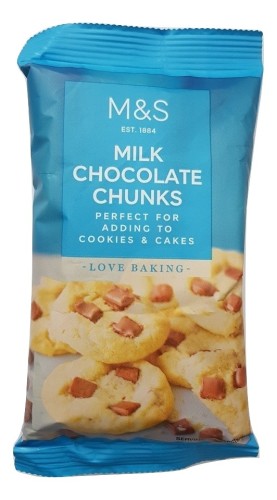 Przejdź do produktu Marks & Spencer Love Baking Milk Chocolate Chunks 100g