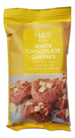 Marks & Spencer Love Baking White Chocolate Chunks 100g.jpg