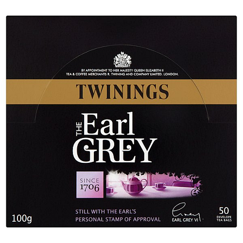 Przejdź do produktu Twinings The Earl Grey 50 Envelope Tea Bags