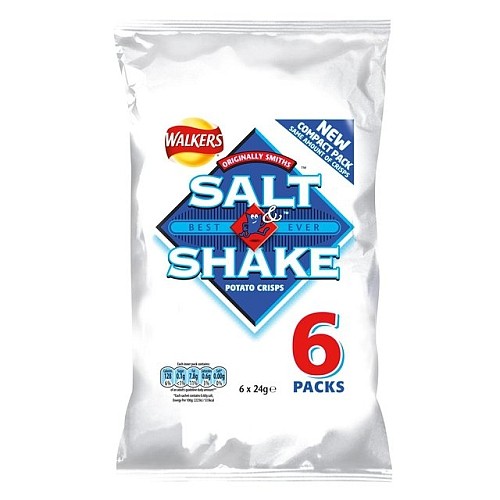 Przejdź do produktu Walkers Salt & Shake Crisps 24g x 6 per pack