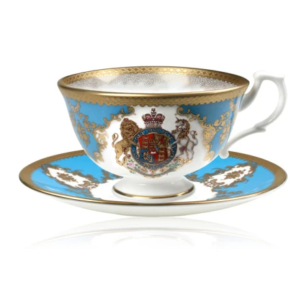 BUCKINGHAM PALACE COAT OF ARMS TEACUP AND SAUCER 2.jpg