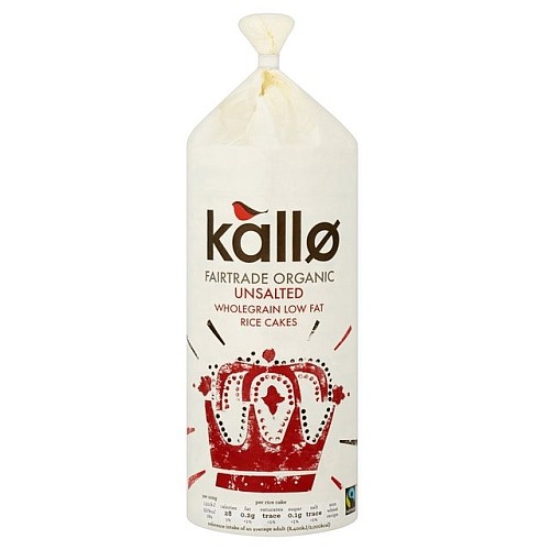 Przejdź do produktu Kallo Fairtrade Organic Unsalted Rice Cakes 130g