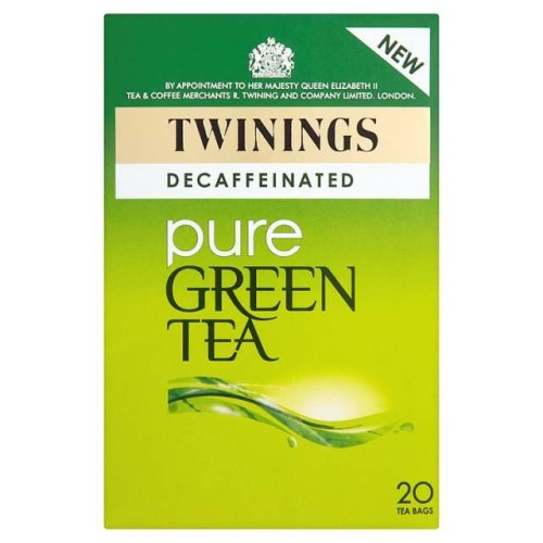 Przejdź do produktu Twinings Pure Green Tea Decaffeinated 20 per pack