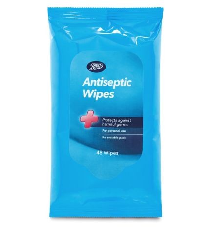 Przejdź do produktu Boots Antiseptic Personal Use  Wipes - 48 wipes