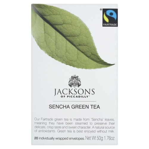 Przejdź do produktu Jacksons Sencha Green Tea 20 per pack