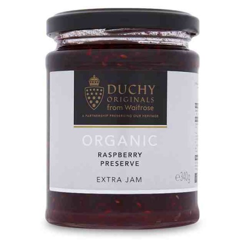 Przejdź do produktu Duchy Original Organic Raspberry Preserve Extra Jam 340g