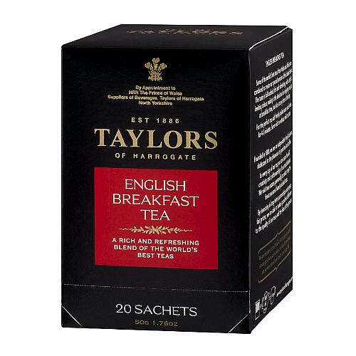 Przejdź do produktu Taylors of Harrogate Breakfast Tea 20 Enveloped Teabags