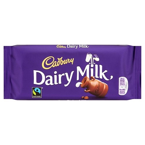 Przejdź do produktu Cadbury Dairy Milk Chocolate Plain 95g