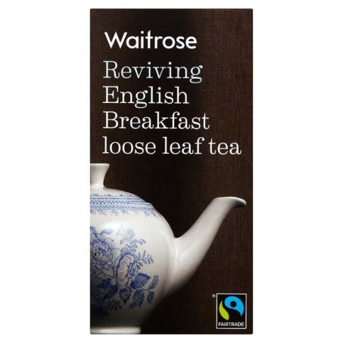 Przejdź do produktu English Breakfast Loose Leaf Tea Waitrose 125g