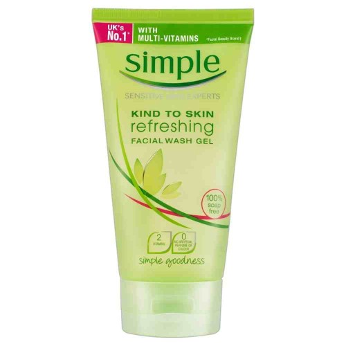 Przejdź do produktu Simple Kind To Skin Refreshing Facial Wash Gel 150ml