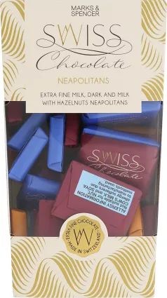 Przejdź do produktu Marks & Spencer Swiss Chocolate Neapolitans 250g